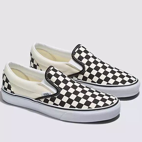 Vans Shoes - Vans Classic Slip-On Checkerboard Shoes